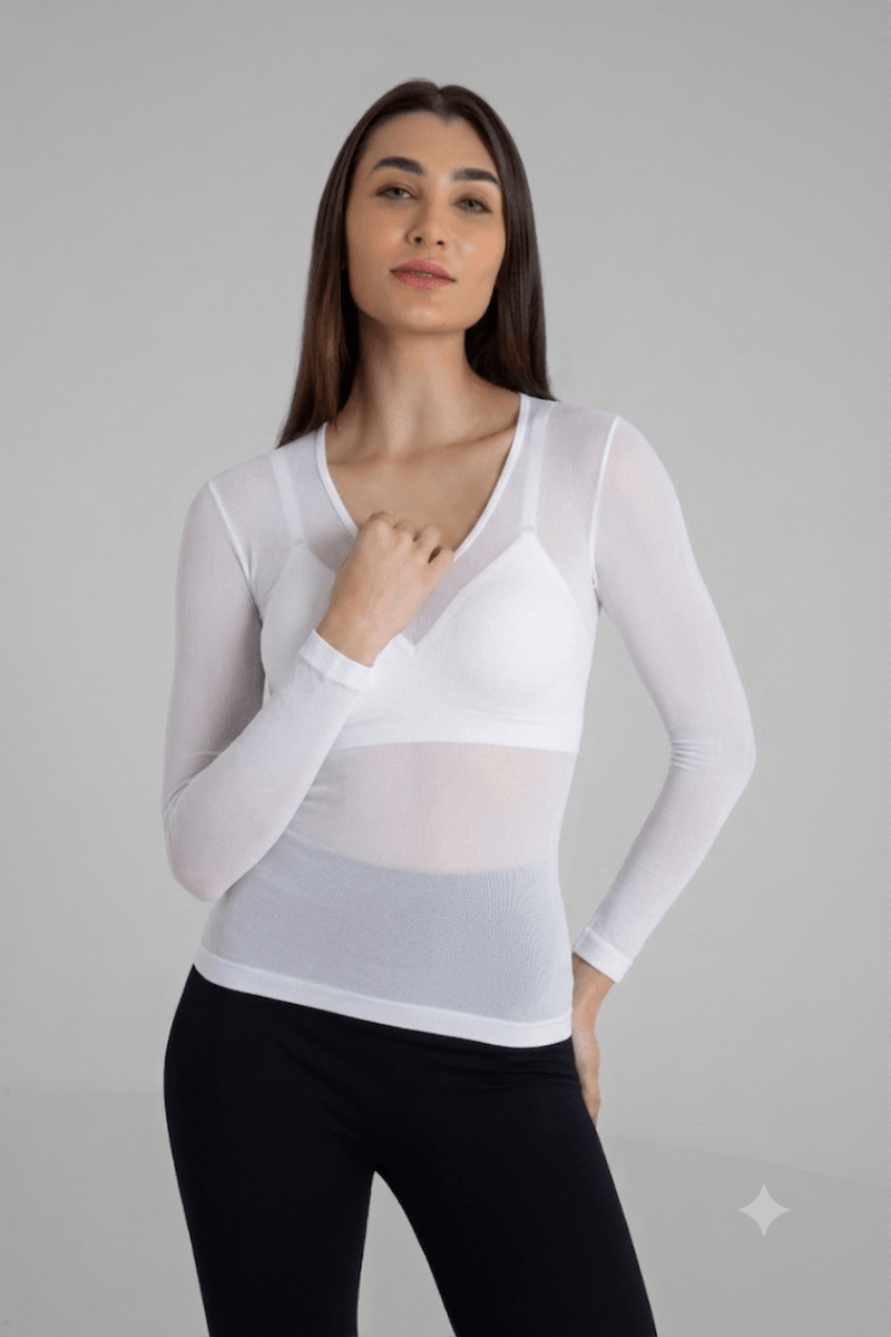 Camiseta Segunda Pele Feminina Adulto Manga Longa Trifil